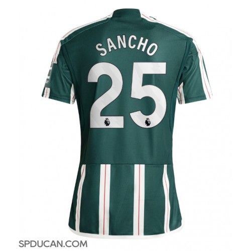 Muški Nogometni Dres Manchester United Jadon Sancho #25 Gostujuci 2023-24 Kratak Rukav